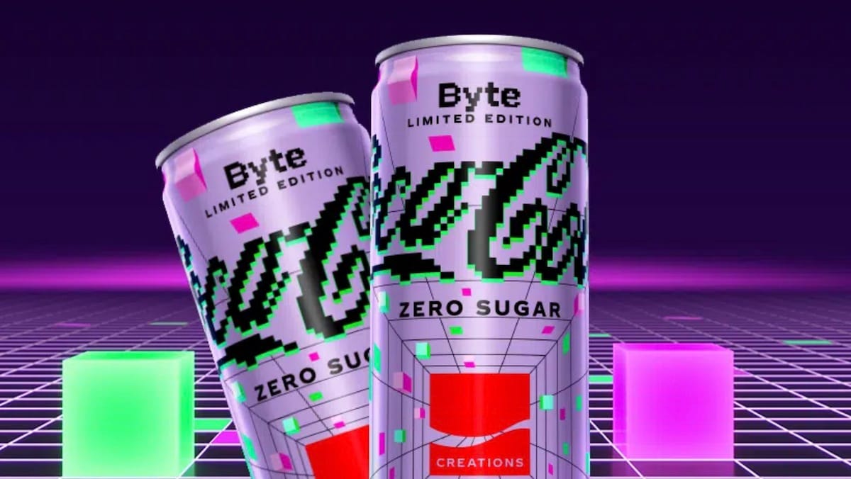 coca cola pixel byte