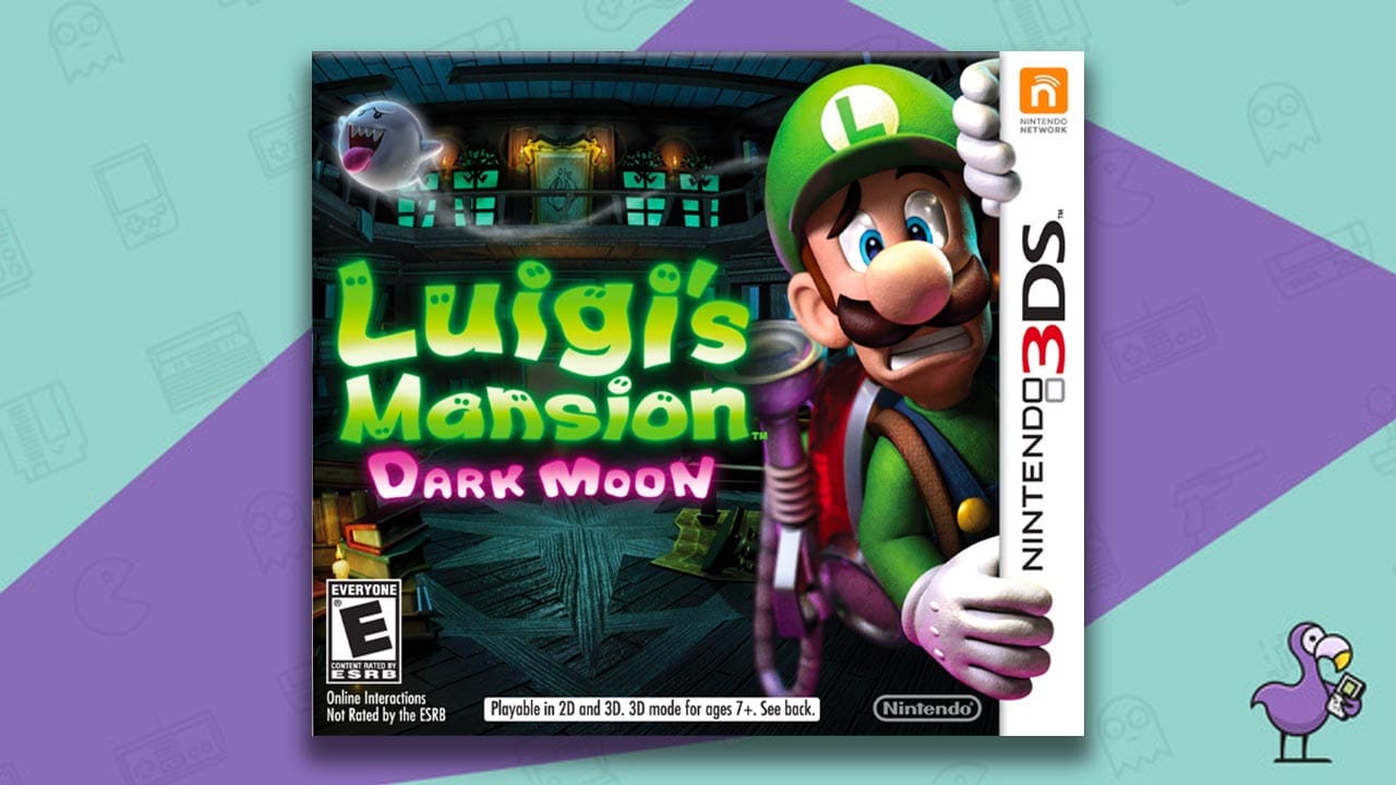 Luigi's Mansion 2 Dark Moon game case cover art