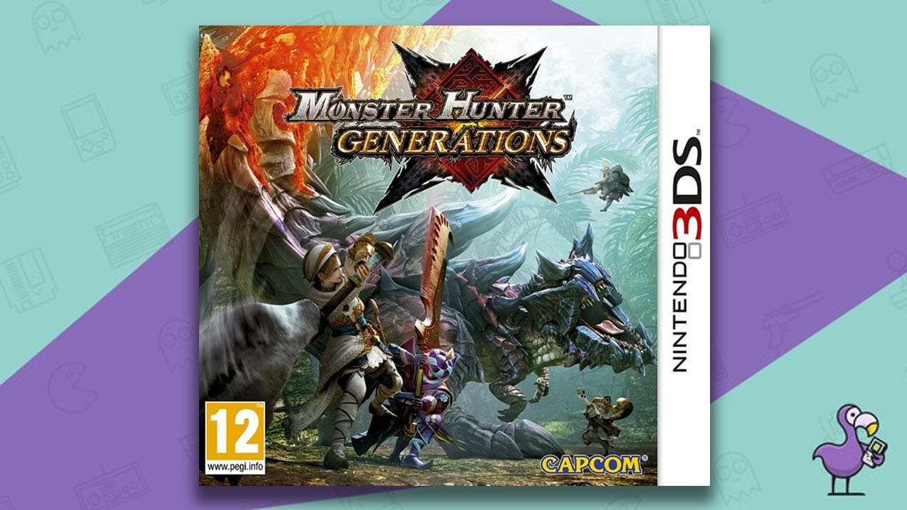 Monster hunter Generations game case cover art