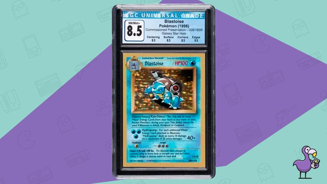 Presentation Blastoise Card