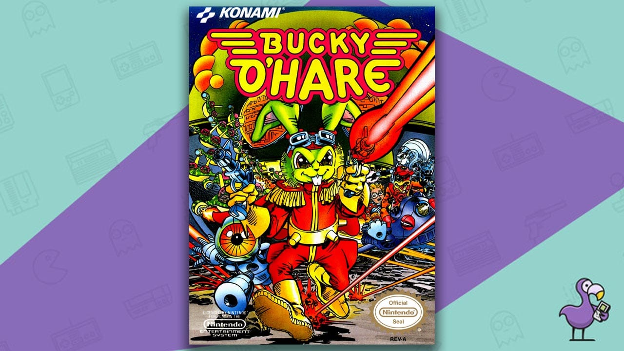 Bucky o hare game case for the Nintendo Entertainment System