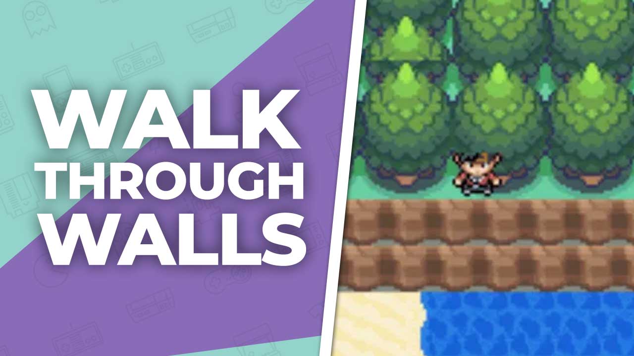 walk through walls in pokemon glazed