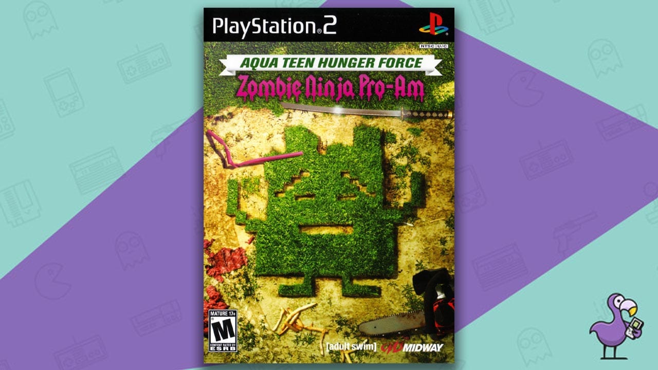 Aqua Teen hunger Force Zombie Ninja Pro-Am game case cover