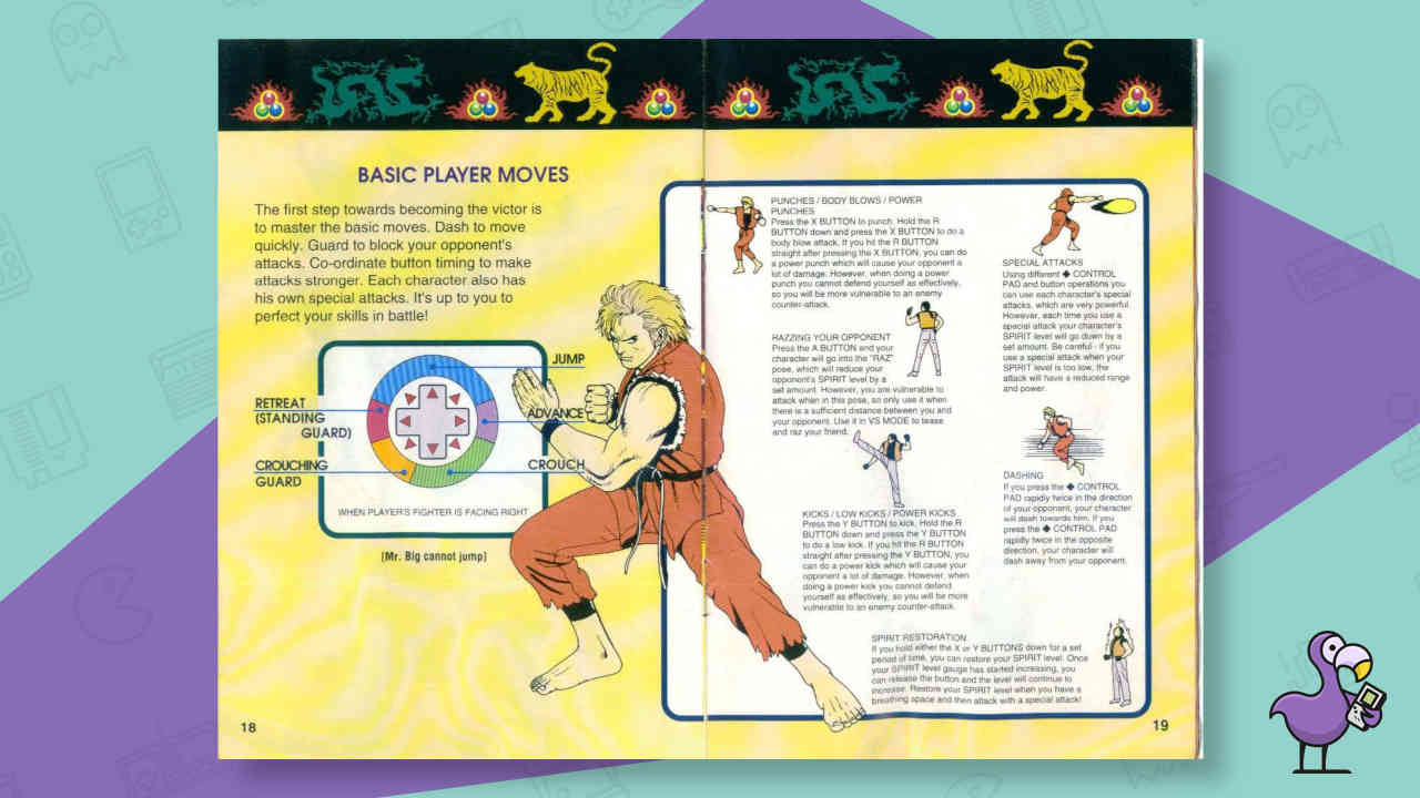 Art of Fighting Manual 18-19