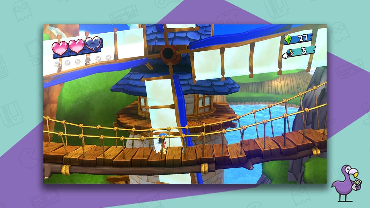 Klonoa: Phantasy Reverie Series Review - Windmill scene first game