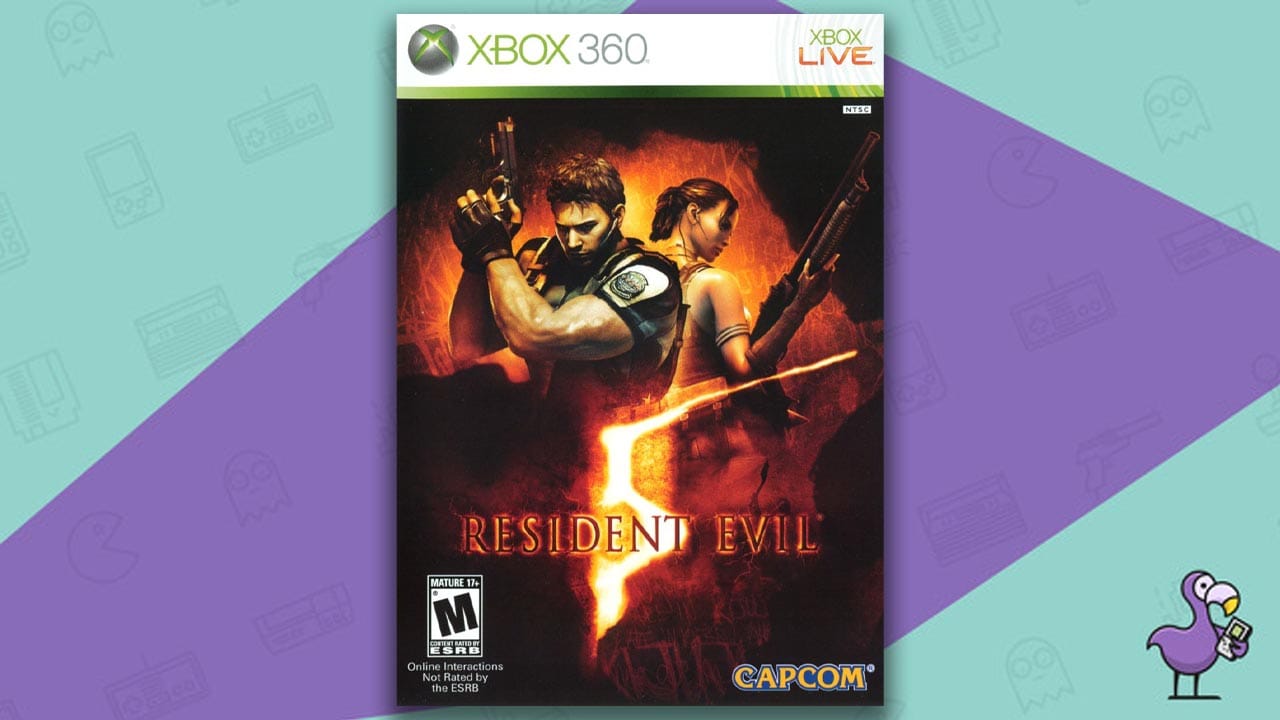 10 Best Zombie Games For Xbox 360 Of All Time - Resident Evil 5 game case cover art