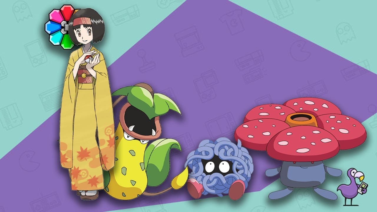 All Kanto Gym Leaders In Pokemon Red, Blue, & Yellow - Erika