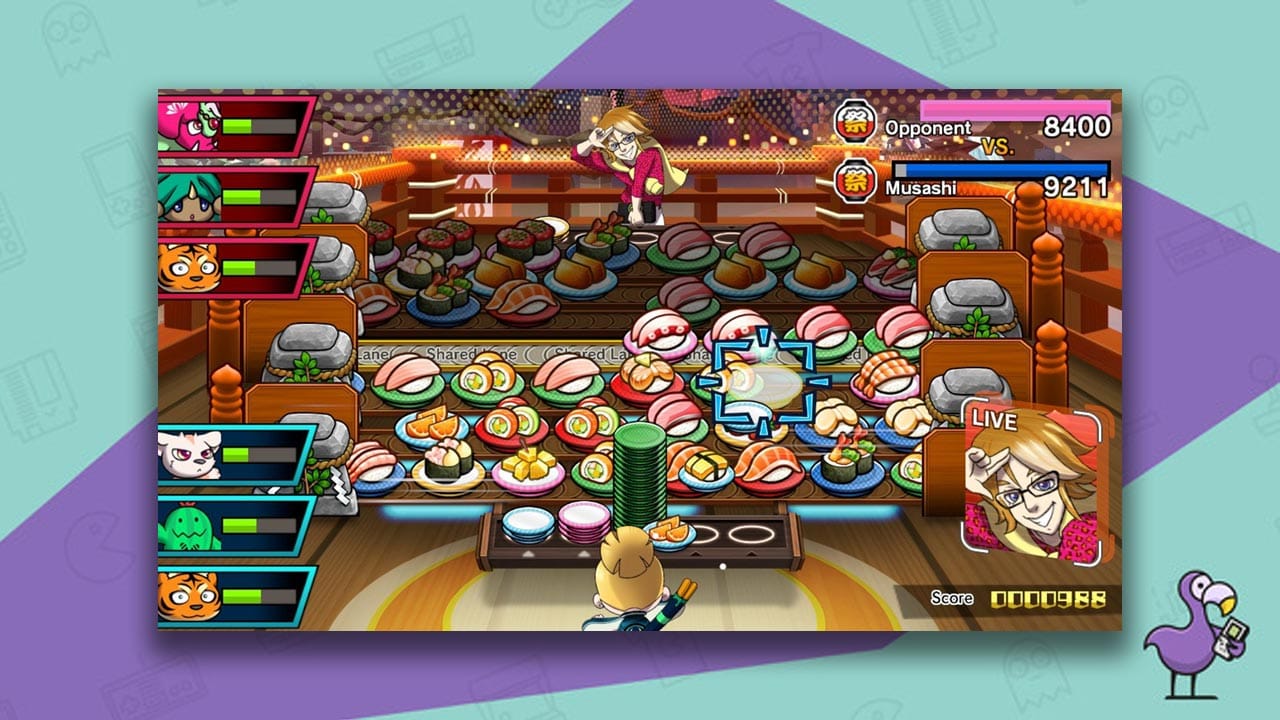 Sushi Striker: The Way Of The Sushido gameplay