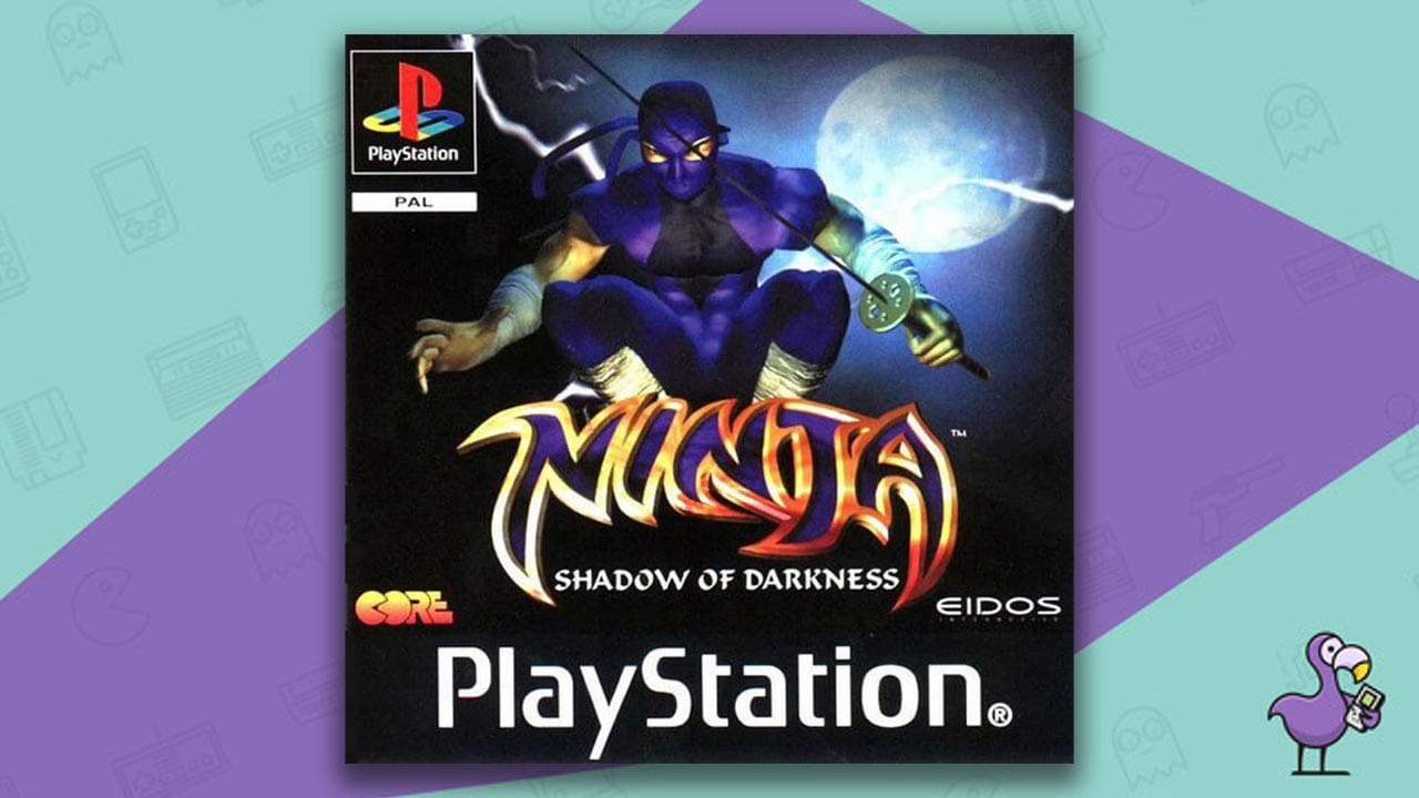 Ninja: Shadow of Darkness PS1 games case best Ninja games