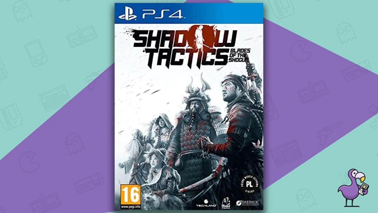 Shadow Tactics: Blades of the Shogun PS4 game case cover 