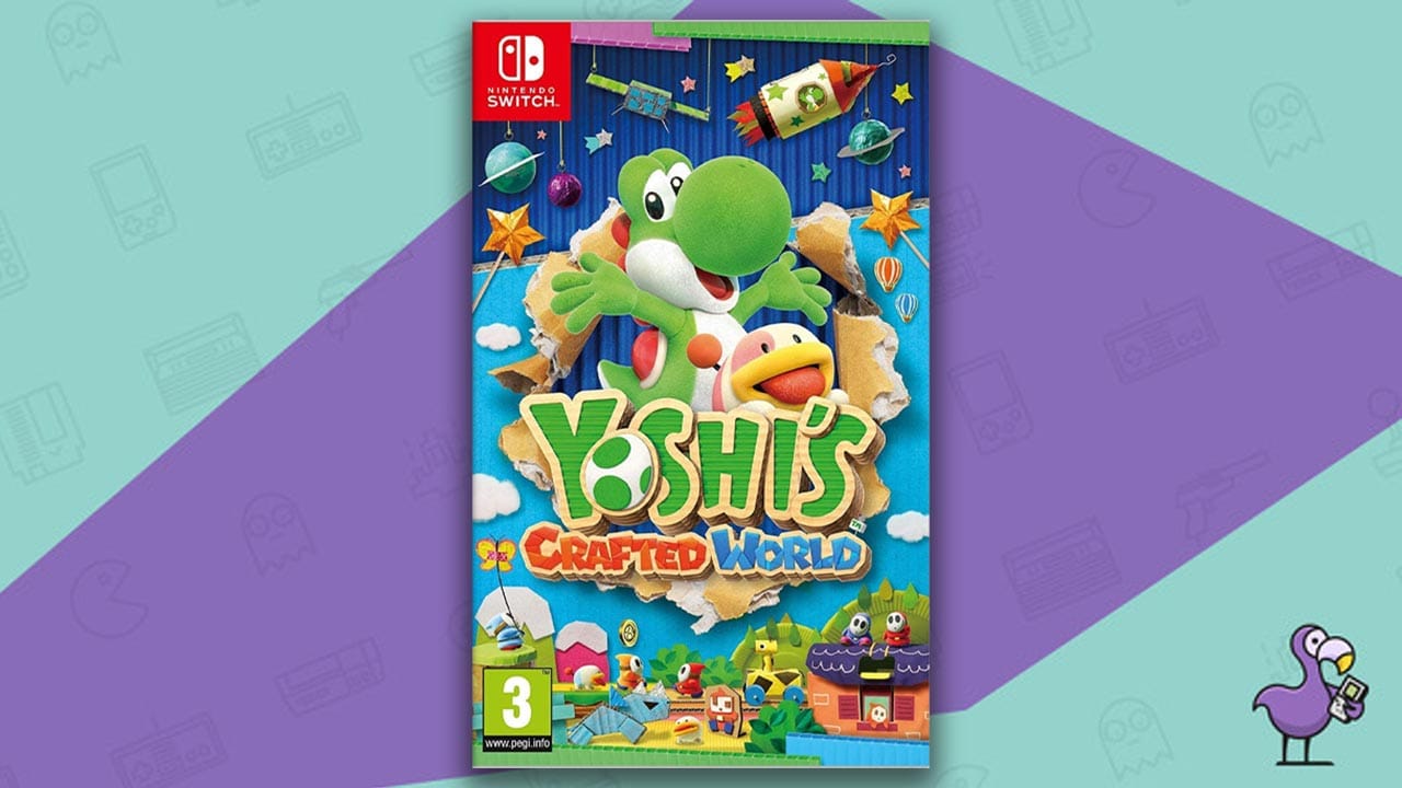 Best Yoshi Games - Yoshi's Crafted World Nintendo Switch game case