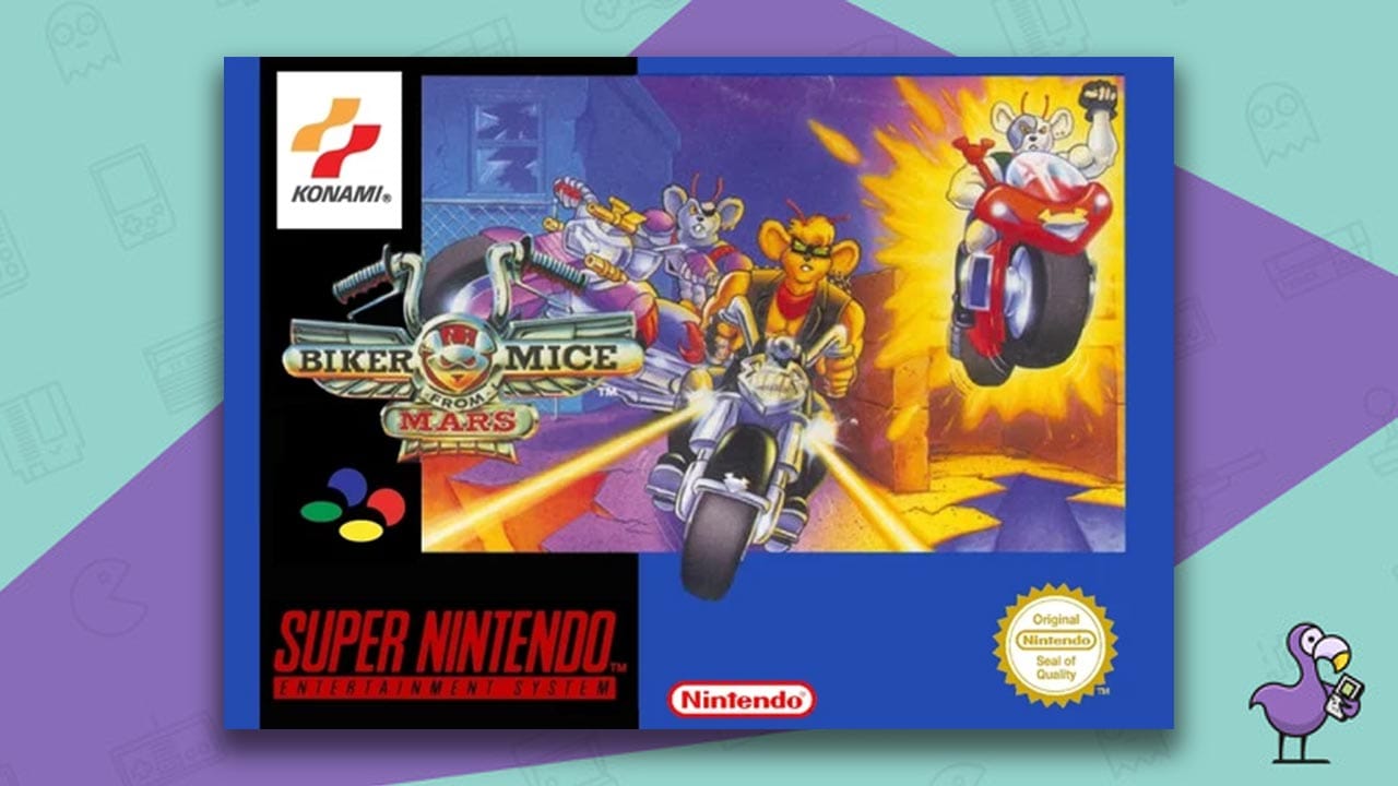 best snes racing games Biker Mice from Mars