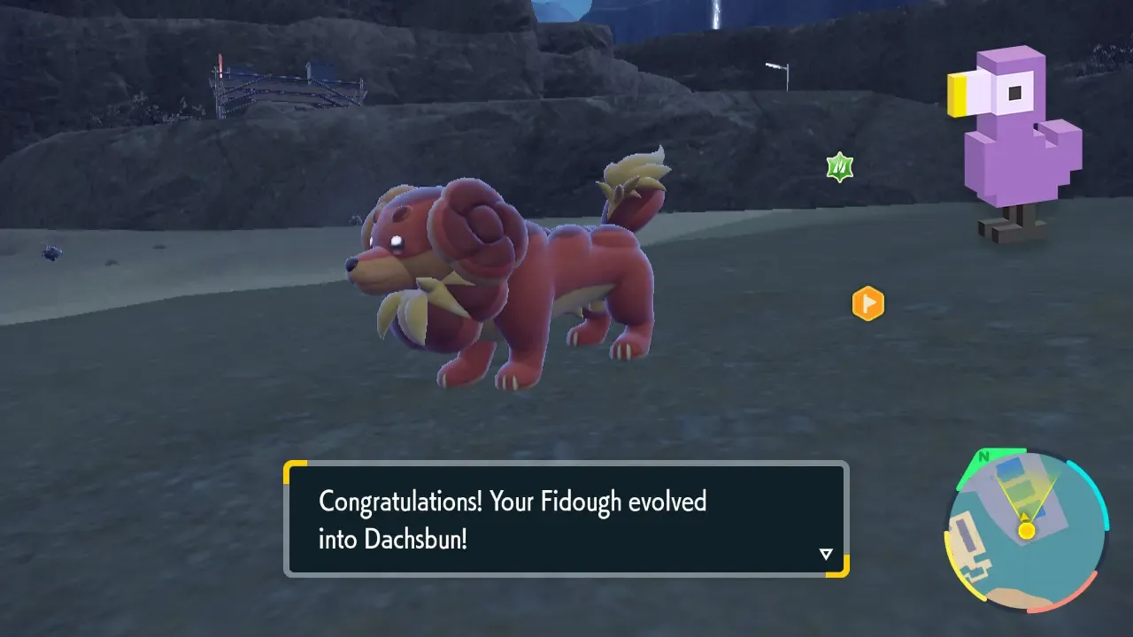 how to evolve fidough in pokemon scarlet violet