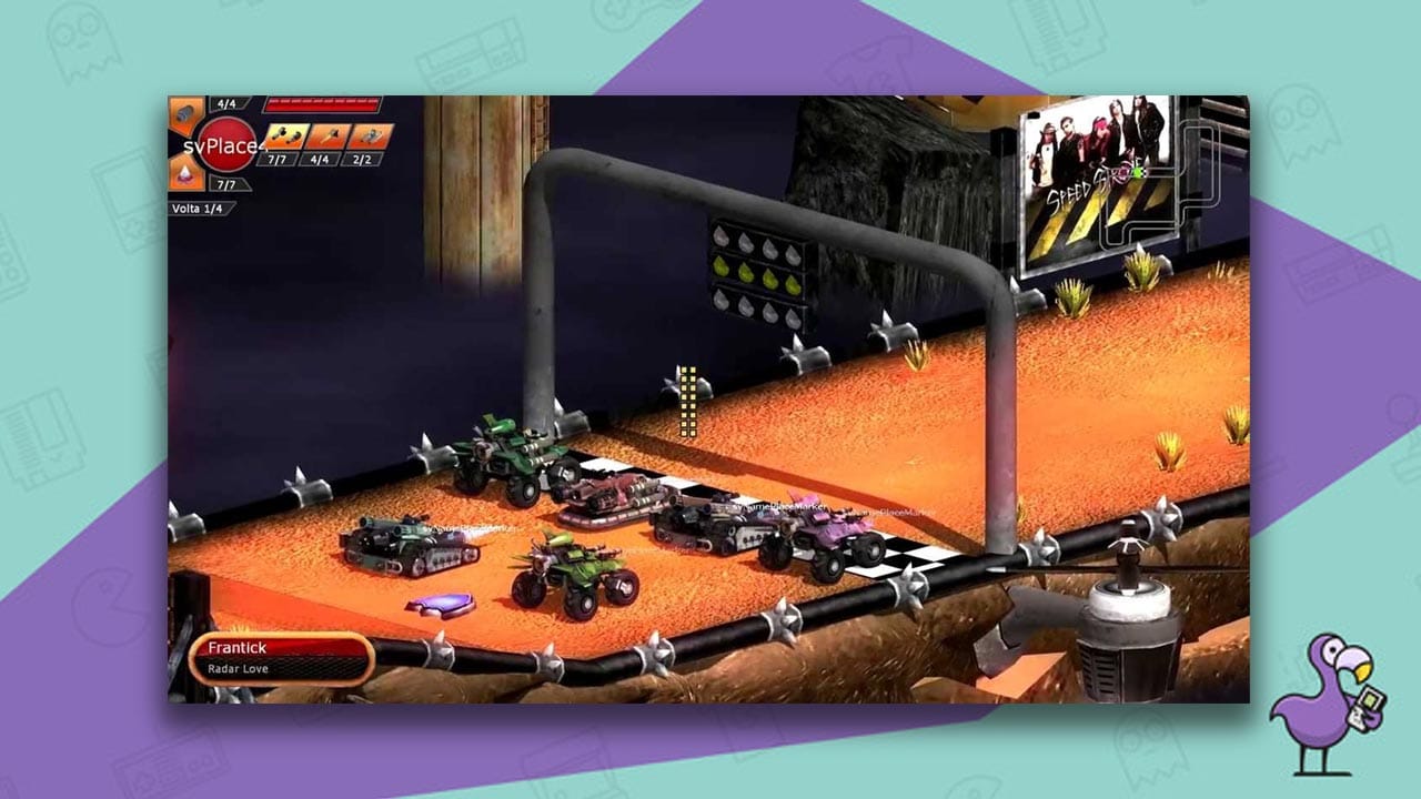 Rock n Roll Racing SNES gameplay