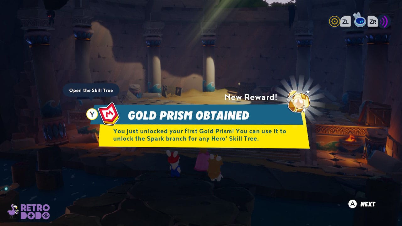 gold prism mario rabbids sparks of hope