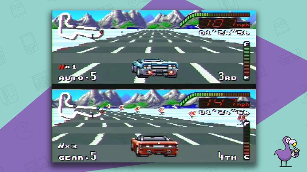 Top Gear Gameplay SNES