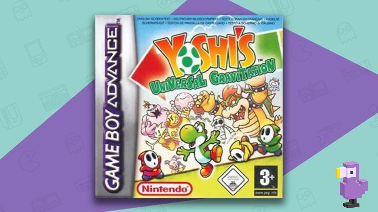 Best Yoshi Games - Yoshi's Universal Gravitation game case gameboy Advance