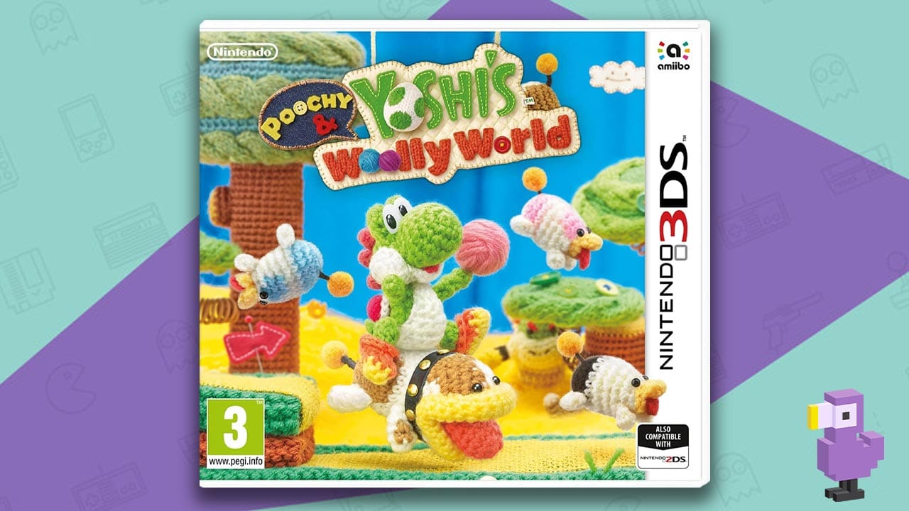 Best Yoshi Games - Yoshi's Wooly World game case cover art