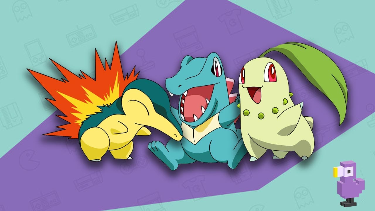 All Pokemon starters by generation - Generation 2