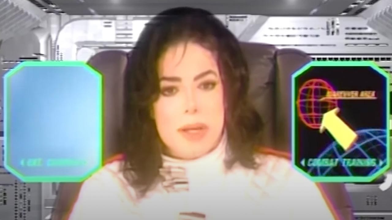 lost Michael Jackson Sega game footage for Scramble Training