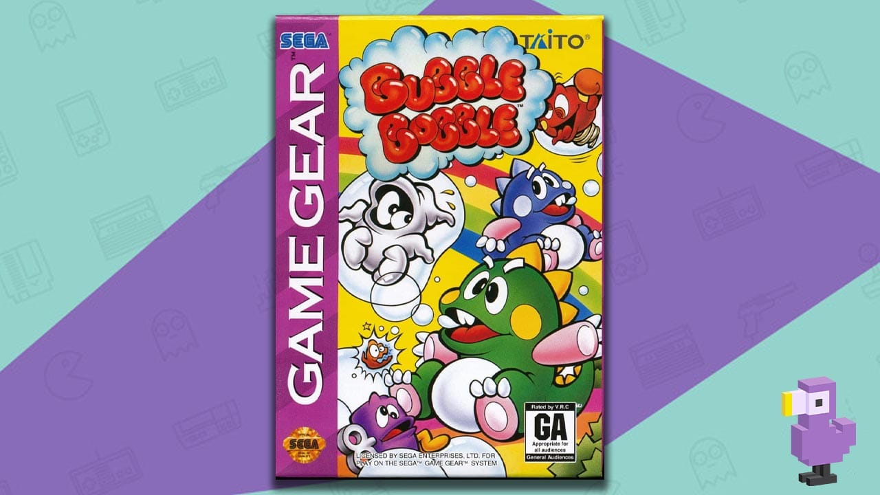 Bubble Bobble game case