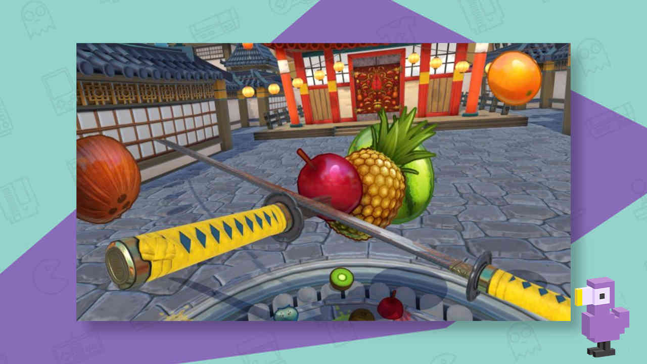 Fruit Ninja VR gameplay