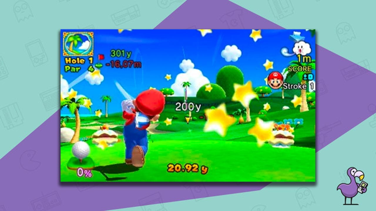 Mario Golf world tour gameplay