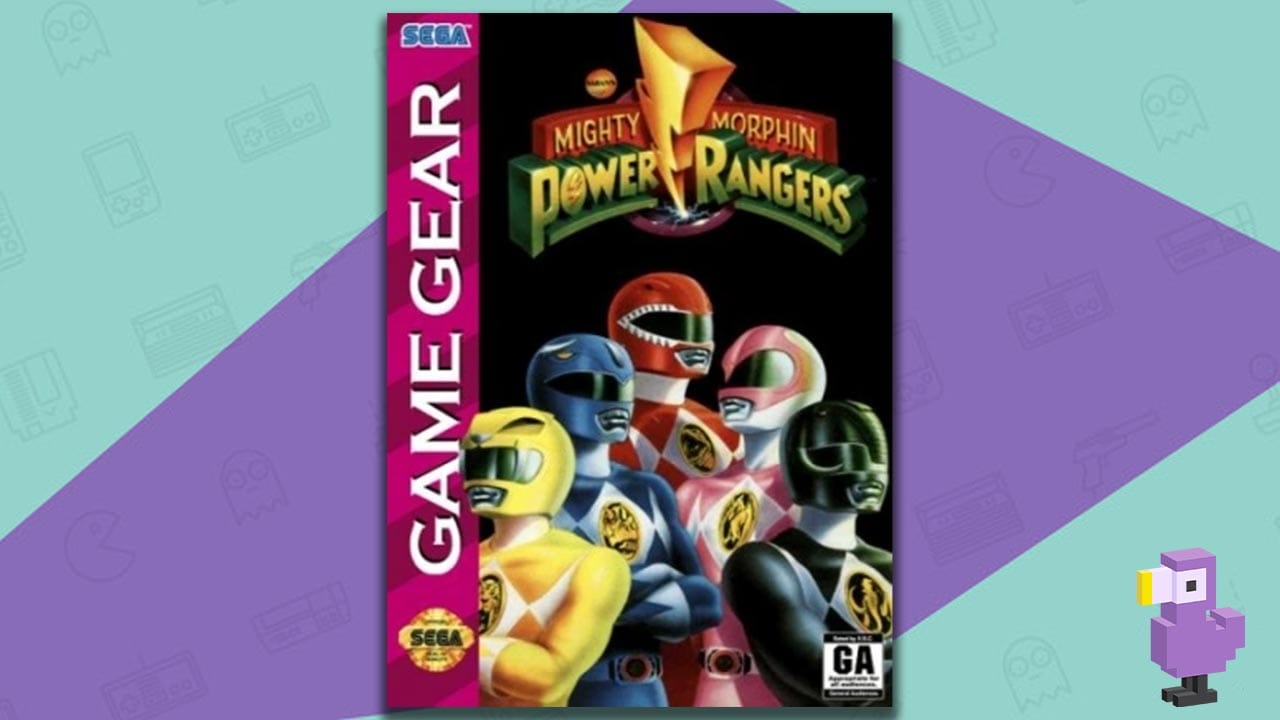 Mighty Morphin' Power Rangers game case