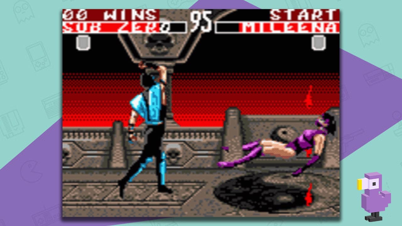 Mortal Kombat 2 game gear gameplay