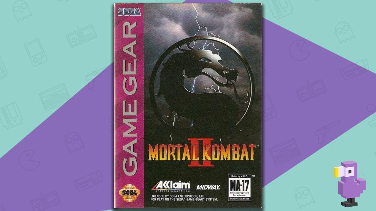 Mortal Kombat 2 game case 