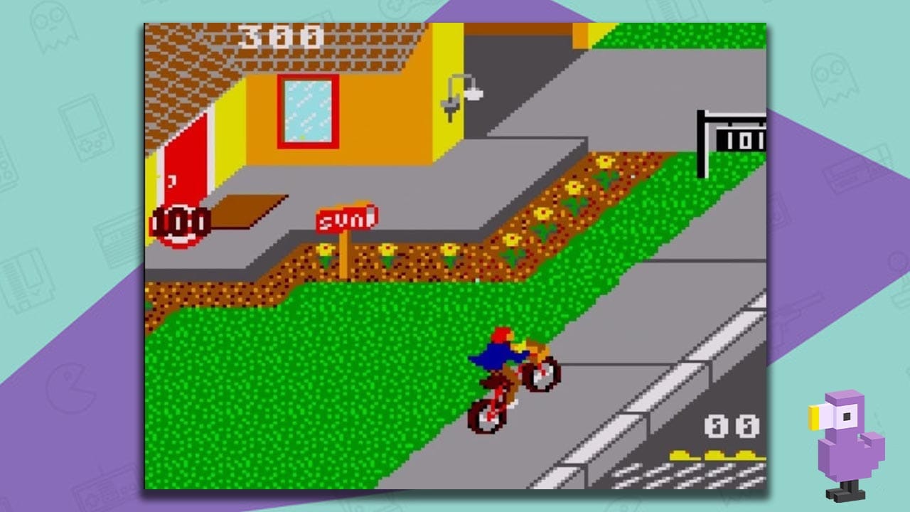 Paperboy game gear gameplay