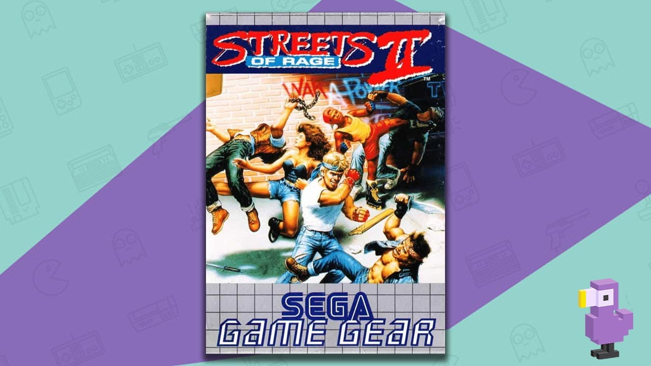 Streets of Rage 2 game case