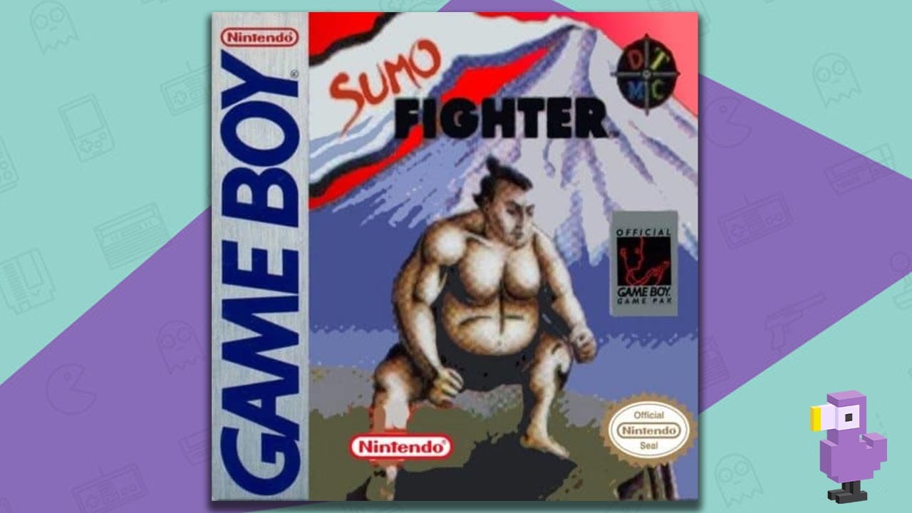 Sumo fighter game case for the Nintendo Gameboy DMG