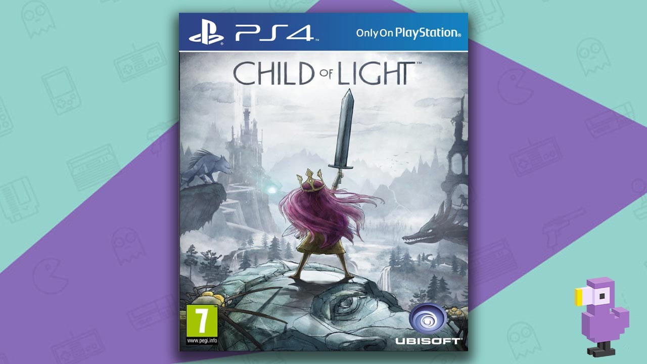 10 Best Games Like Hollow Knight - Child of Light PS4 game case cover art