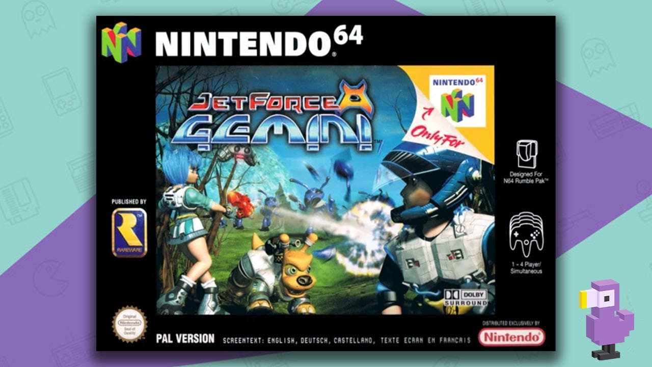 underrated N64 games - Jet Force Gemini cover