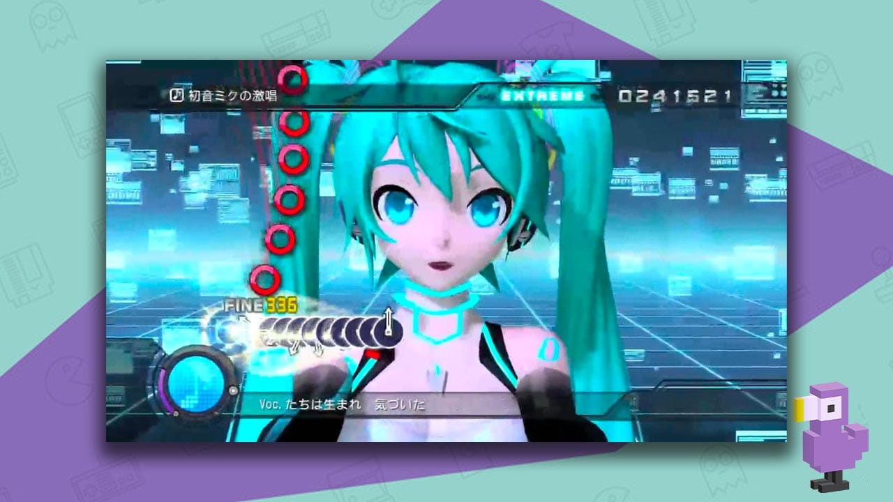 Hatsune Miku: Project DIVA Extend psp gameplay