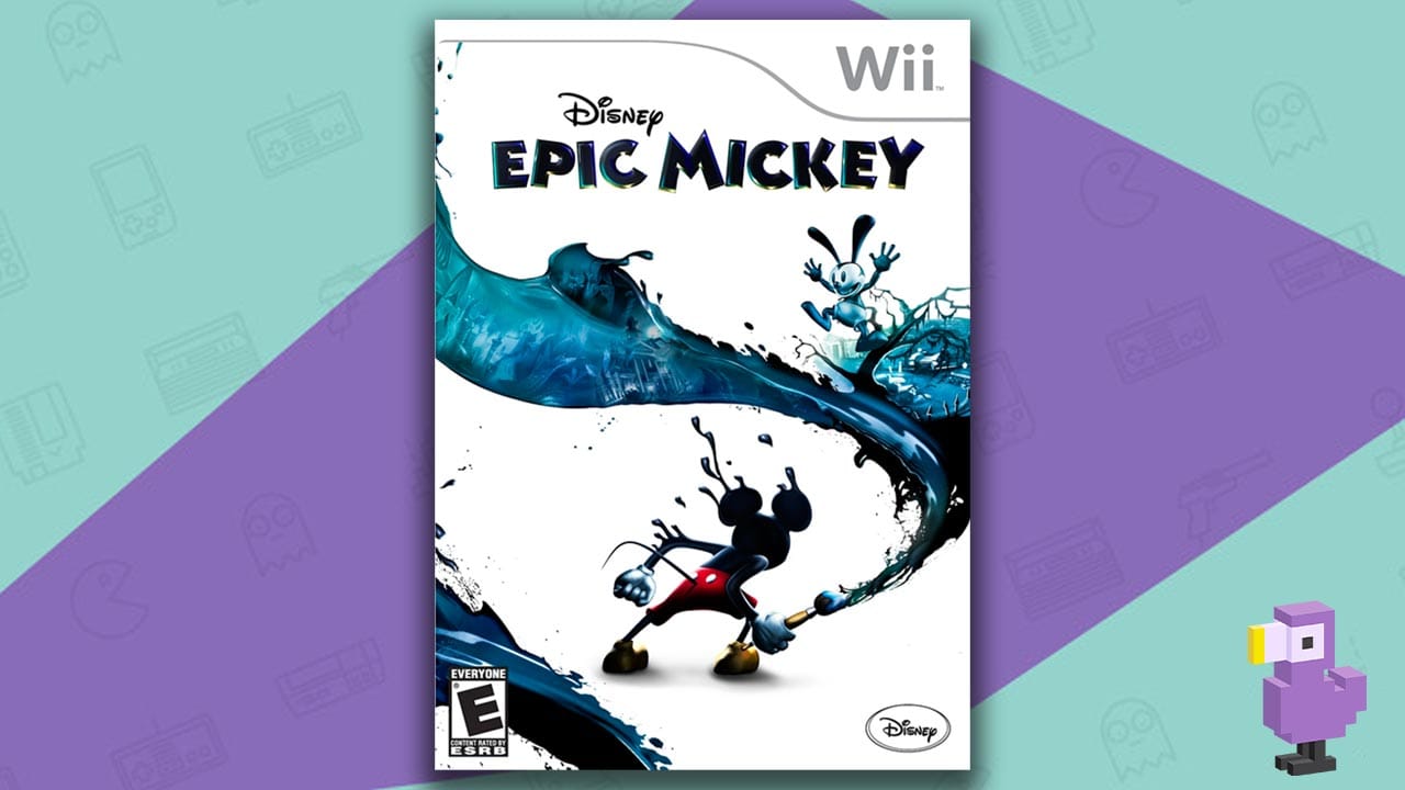 Epic Mickey game box for the Nintendo Wii