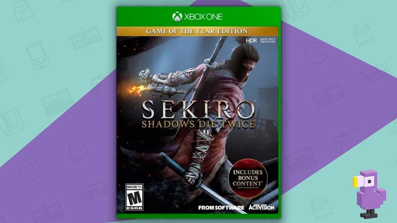 Best Samurai games - Sekiro Shadows Die Twice game case xbox one