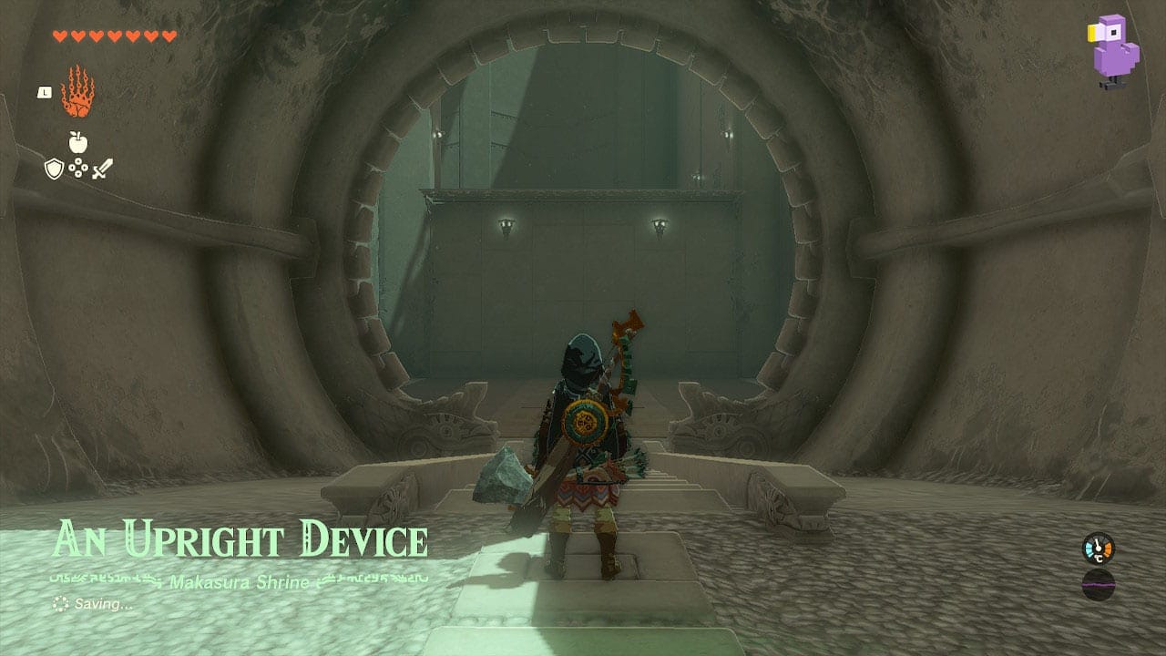 How To Solve Makasura Shrine In Zelda Tears Of The Kingdom Shrine entrance 