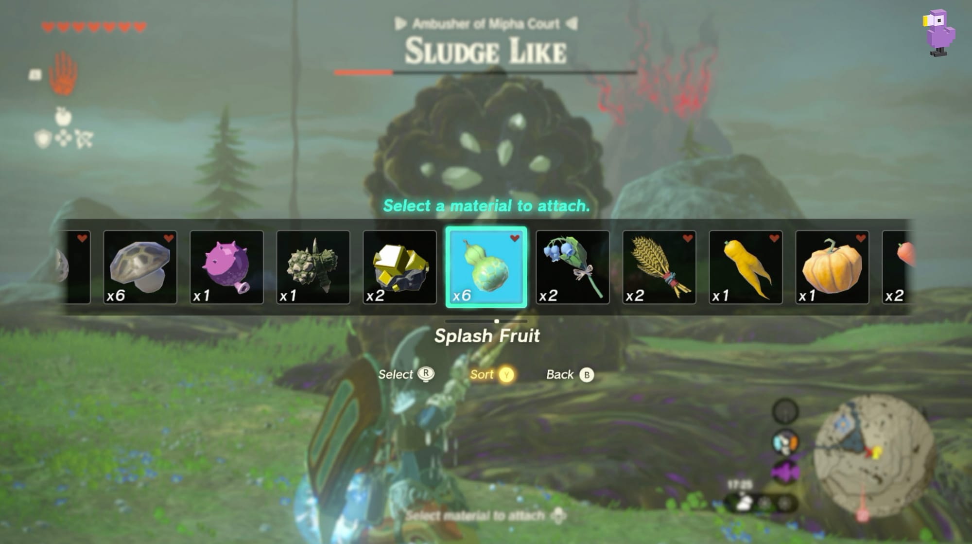 How To Beat Sludge Like In Zelda Tears Of The Kingdom Splash Fruit