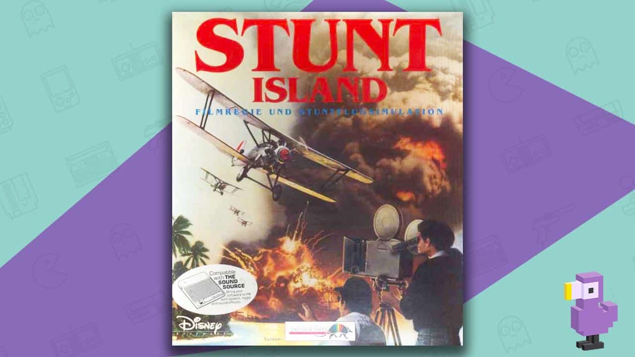 Stunt Island game box