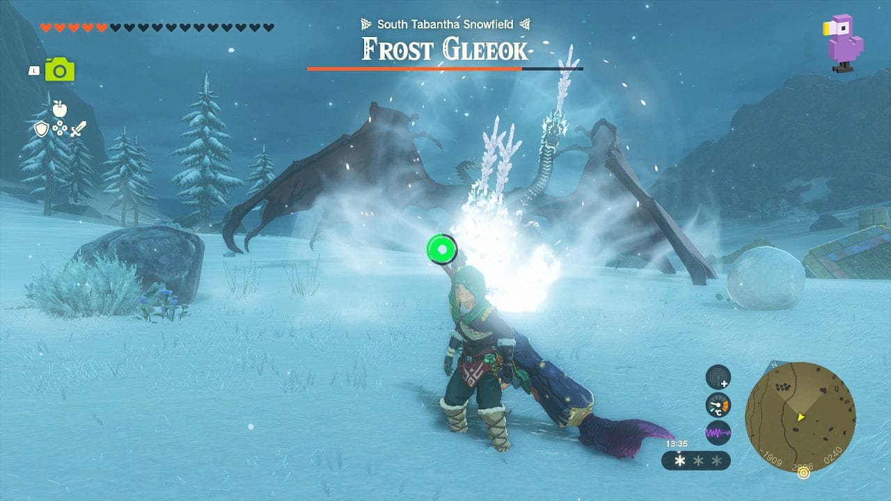 How To Beat Frost Gleeloks In Zelda Tears Of The Kingdom large snowballs