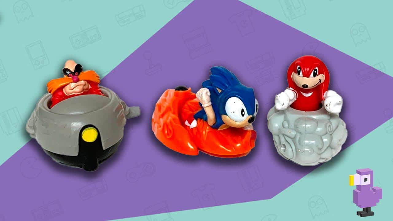 Sonic The Hedgehog pull-back racking toys