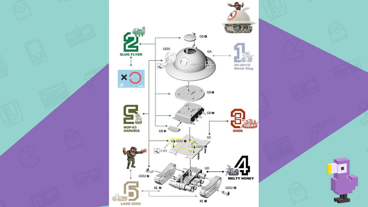 Metal Slug X Model Kits