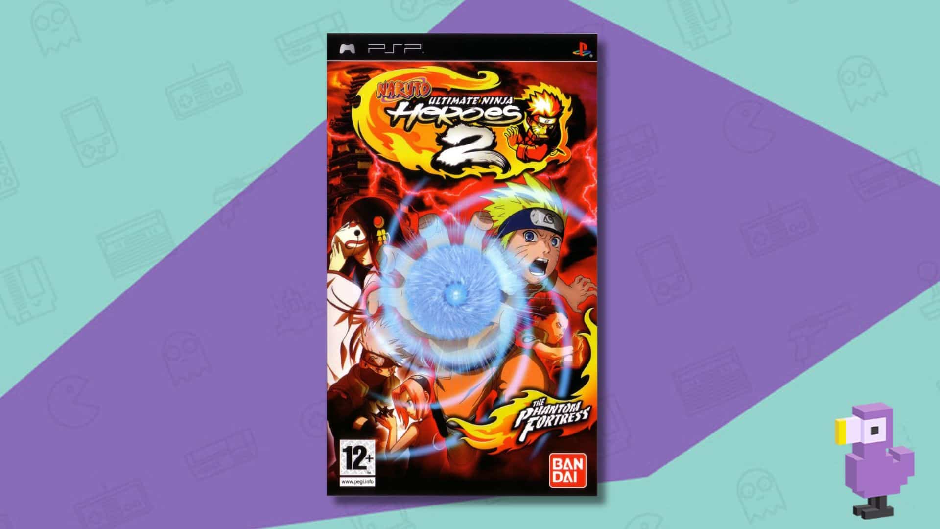 NARUTO ULTIMATE NINJA HEROES 2 THE PHANTOM FORTRESS GAME CASE