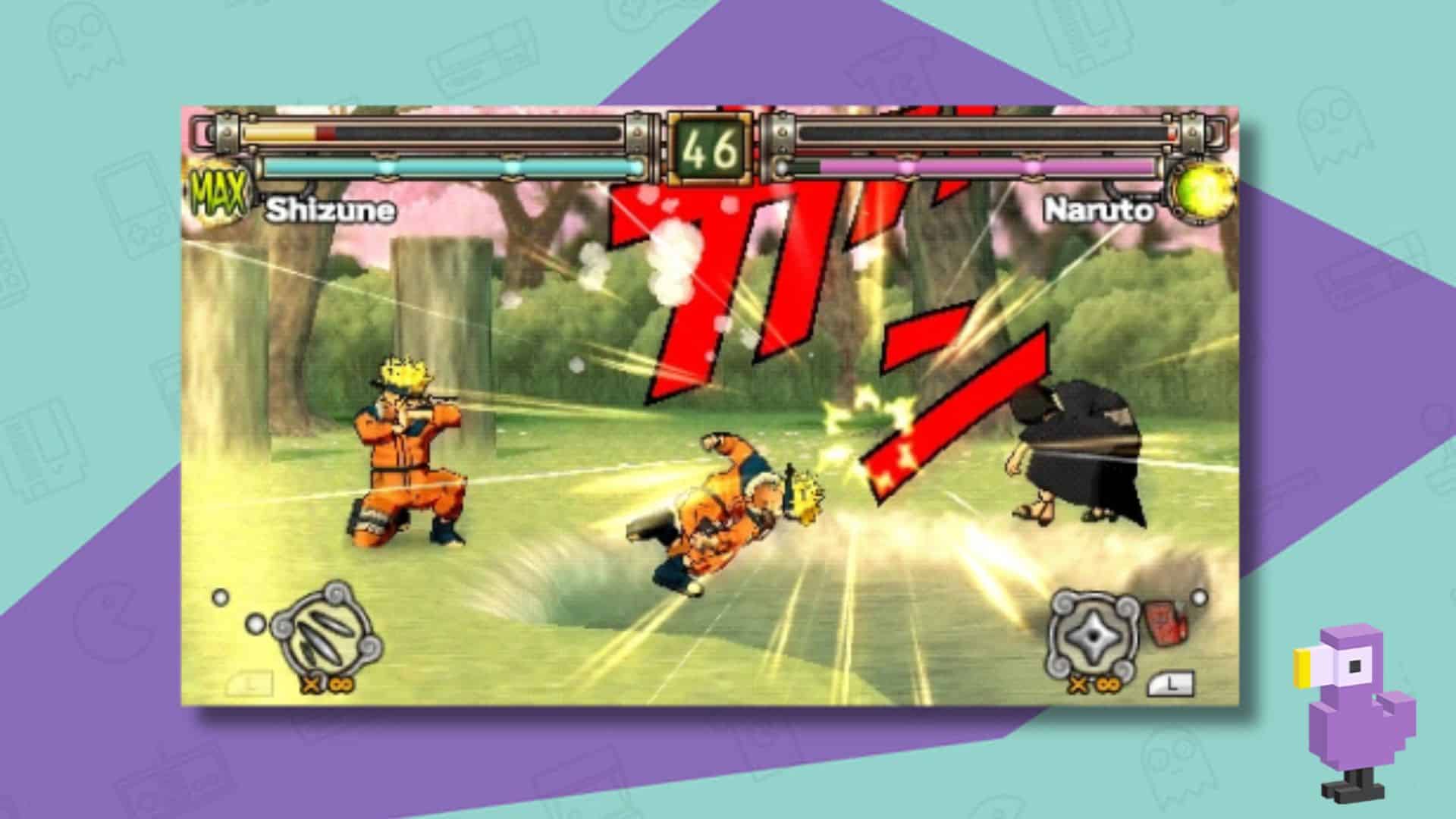 NARUTO ULTIMATE NINJA HEROES 2 THE PHANTOM FORTRESS SCREENSHOT OF GAMEPLAY