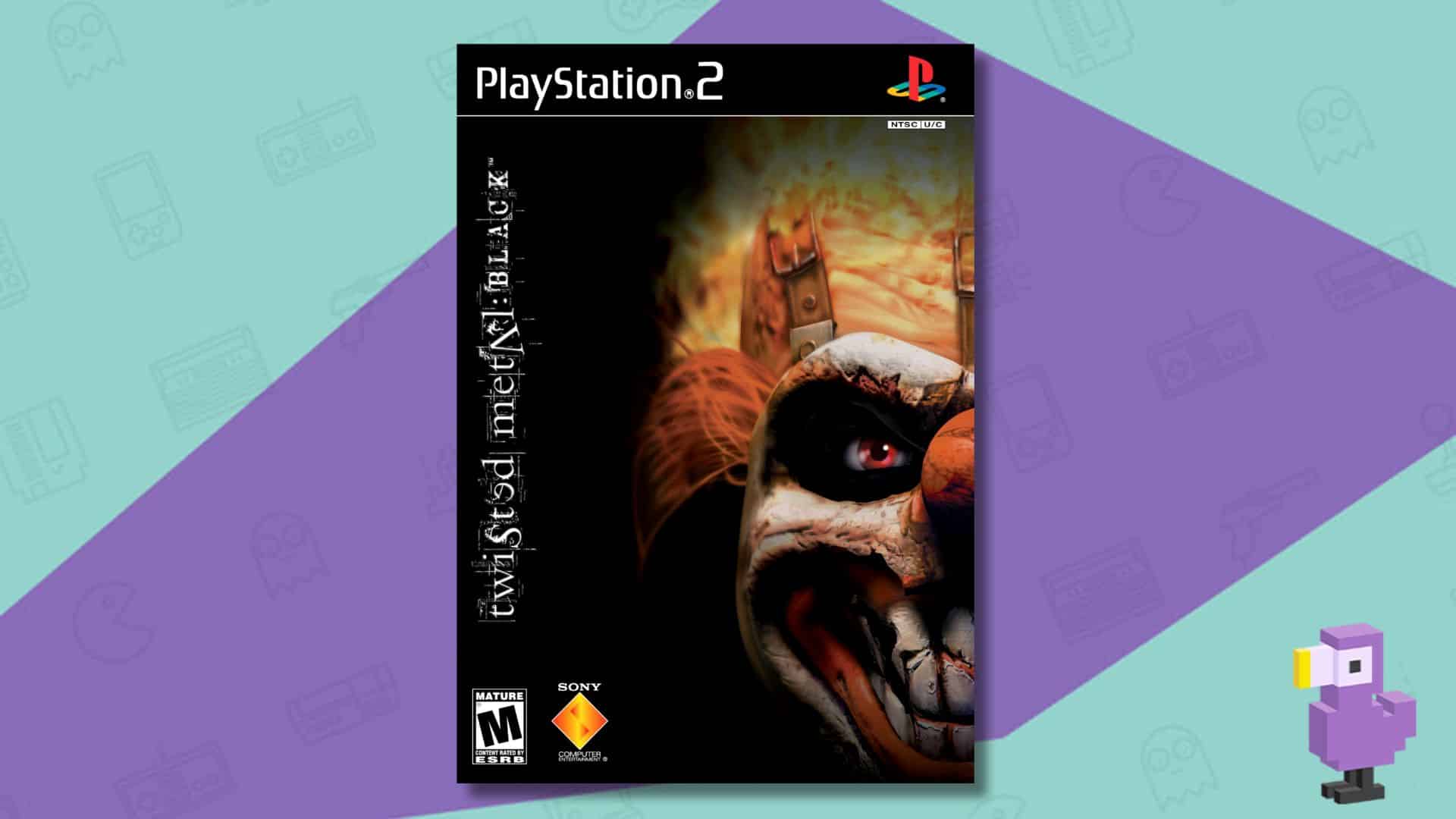 TWISTED METAL BLACK GAME CASE