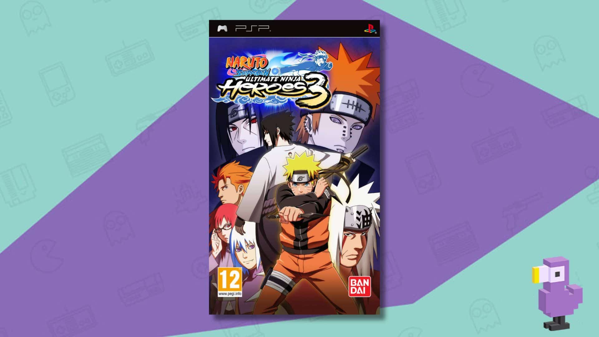 NARUTO SHIPPUDEN ULTIMATE NINJA HEROES 3 GAME CASE