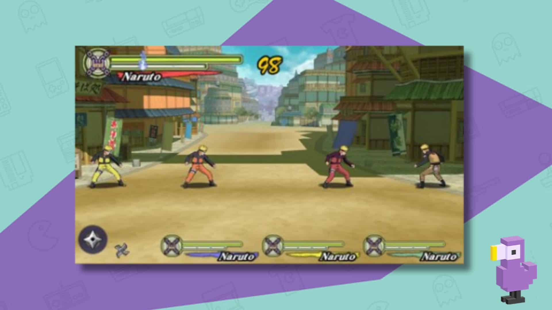 NARUTO SHIPPUDEN ULTIMATE NINJA HEROES 3 SCREENSHOT OF GAMEPLAY