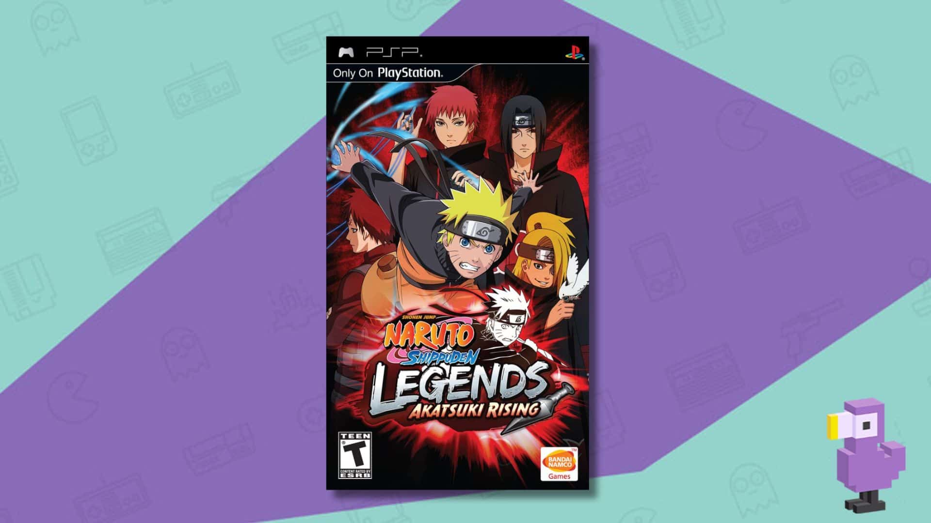 NARUTO SHIPPUDEN LEGENDS AKUTSUKI RISING GAME CASE